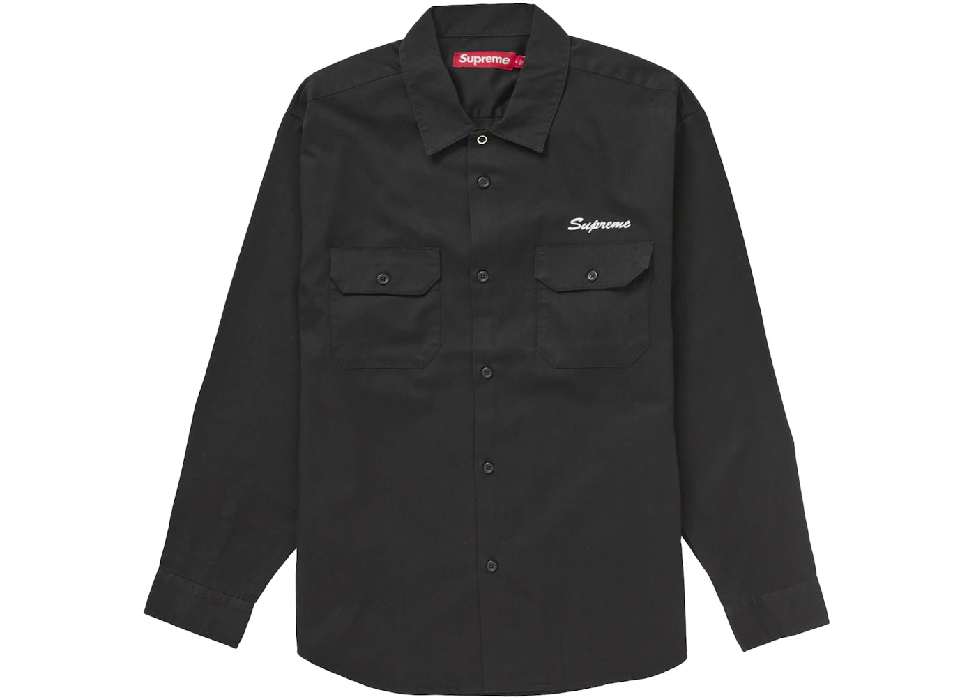 Supreme Mister Cartoon Work Shirt Black