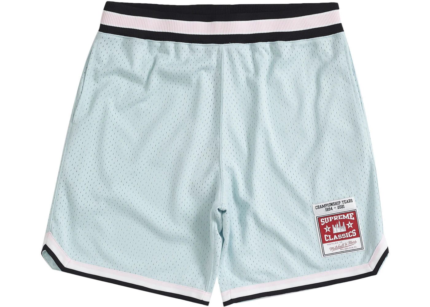 Supreme Mitchell & Ness Basketball Short Light Blue