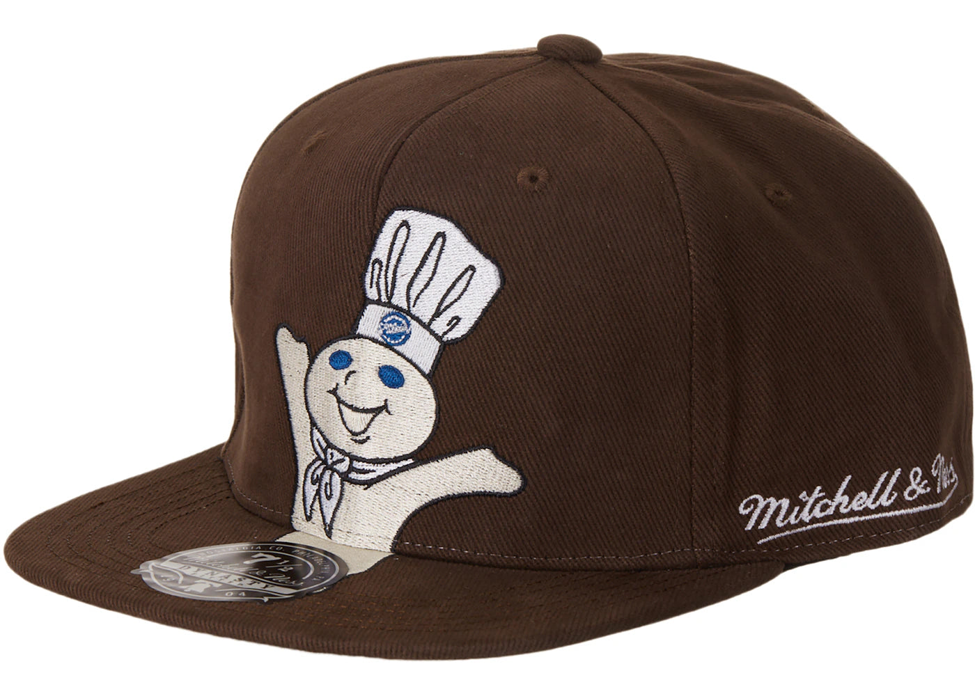 Supreme Mitchell & Ness Doughboy Fitted 6-Panel Brown