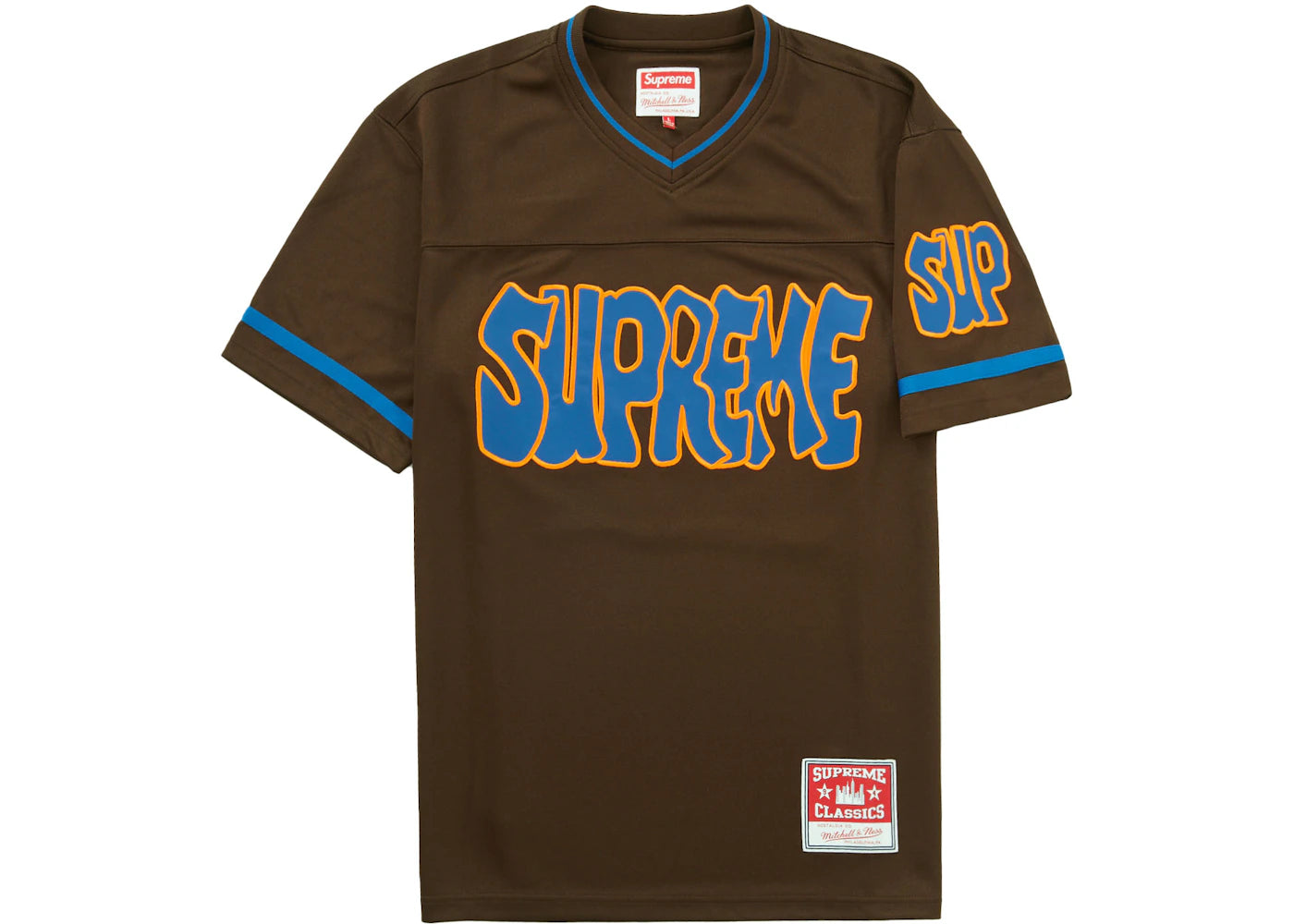 Supreme Mitchell & Ness Football Jersey Brown