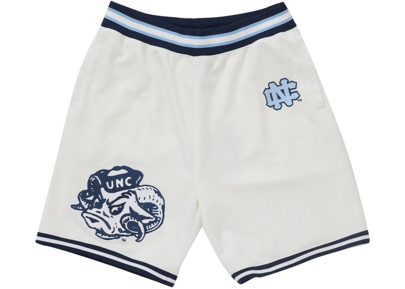 Supreme Mitchell & Ness NCAA Basketball Short White