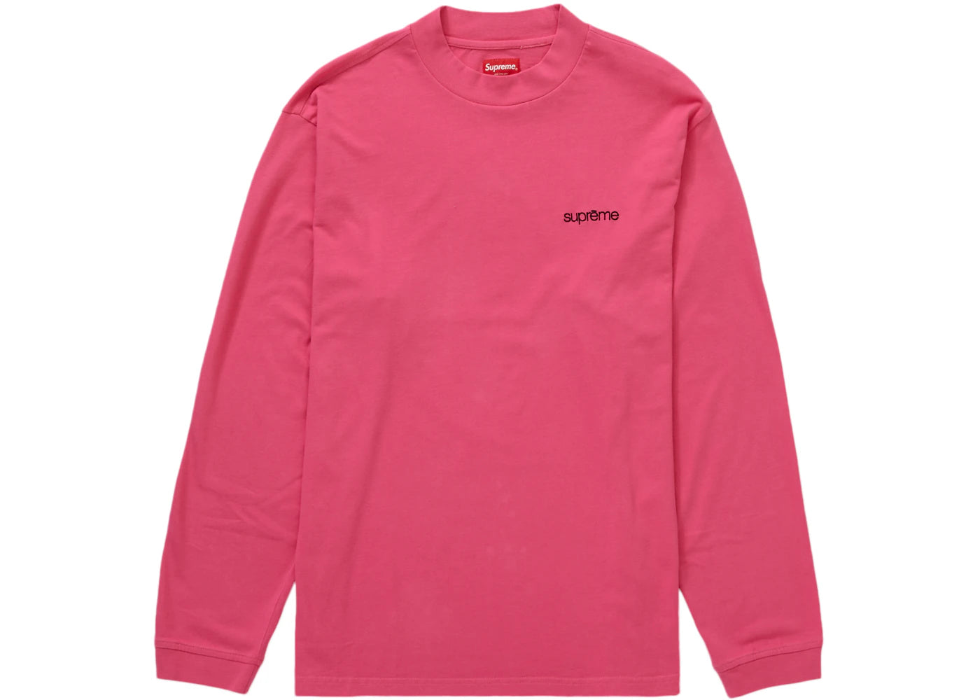 Supreme Mock Neck L/S Top Bright Pink