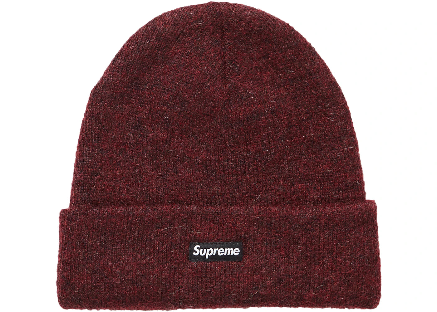 Supreme Mohair Beanie (FW18) Burgundy