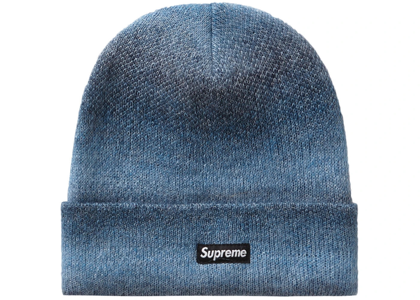 Supreme Mohair Beanie FW19 Mixed Blue