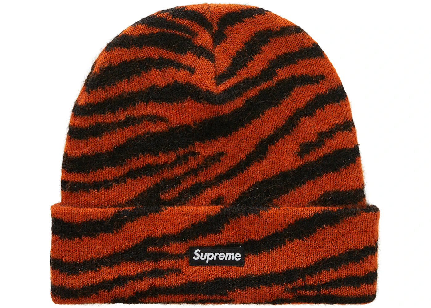 Supreme Mohair Beanie (FW20) Tiger Stripe