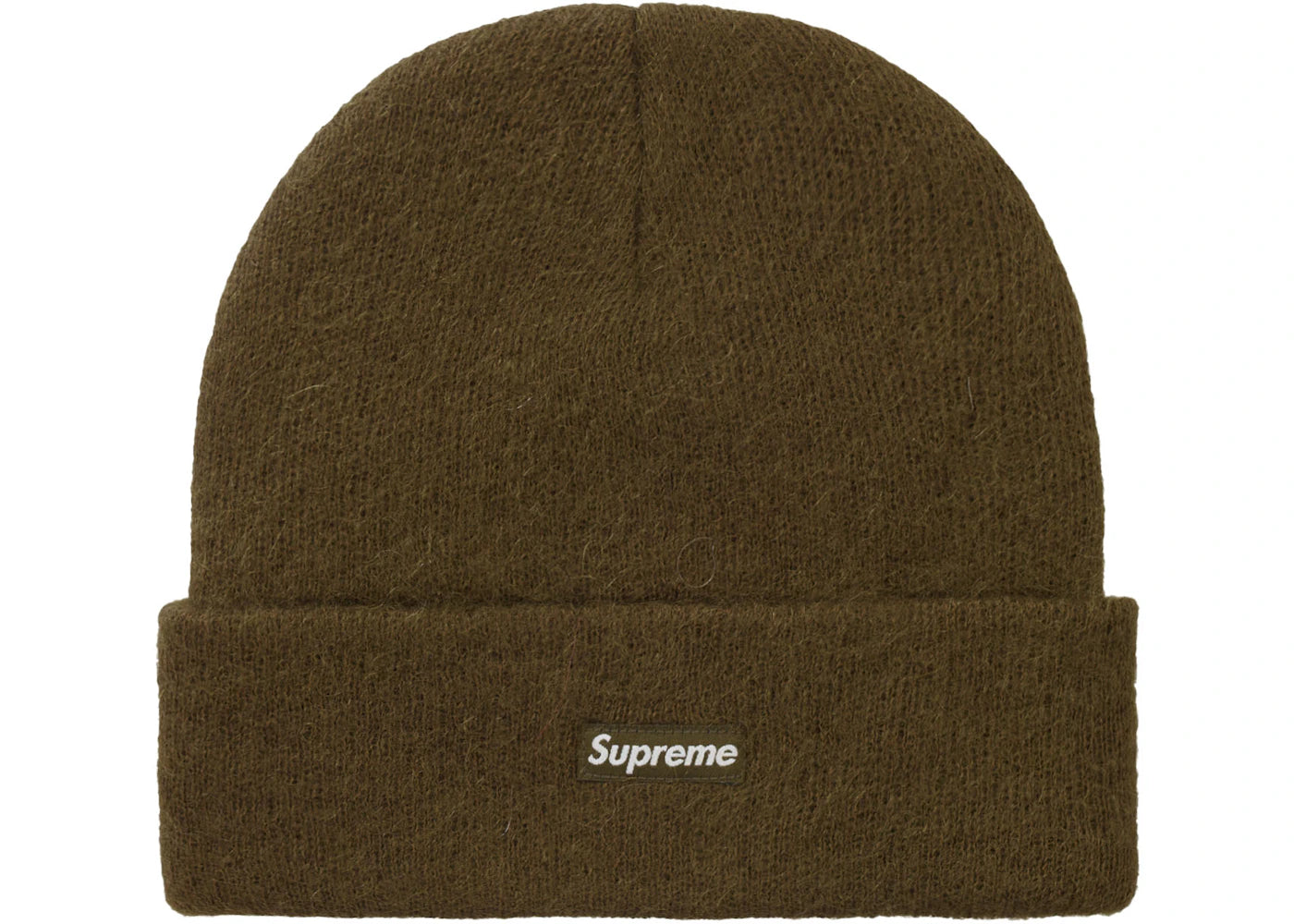 Supreme Mohair Beanie (FW23) Dark Olive