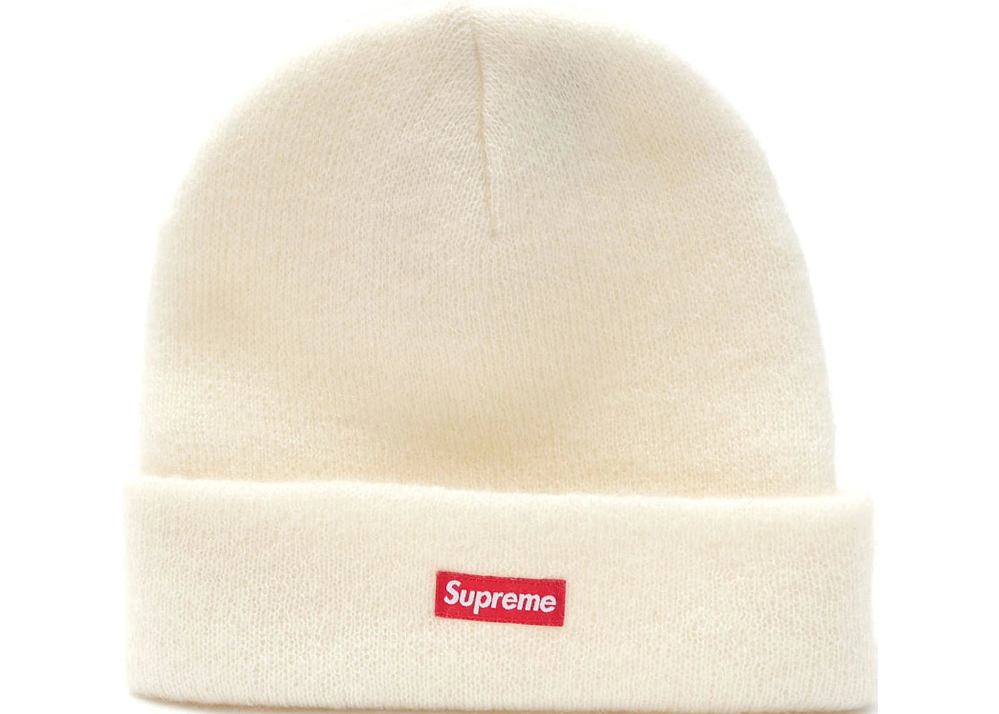 Supreme Mohair Beanie White