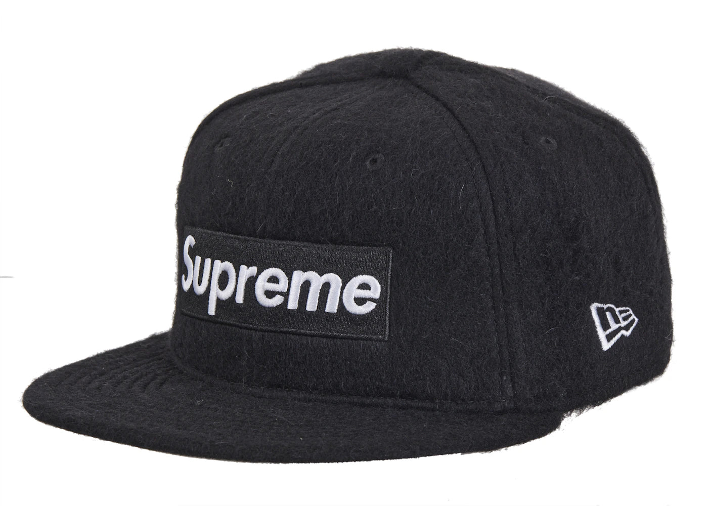 Supreme Mohair Box Logo New Era Black