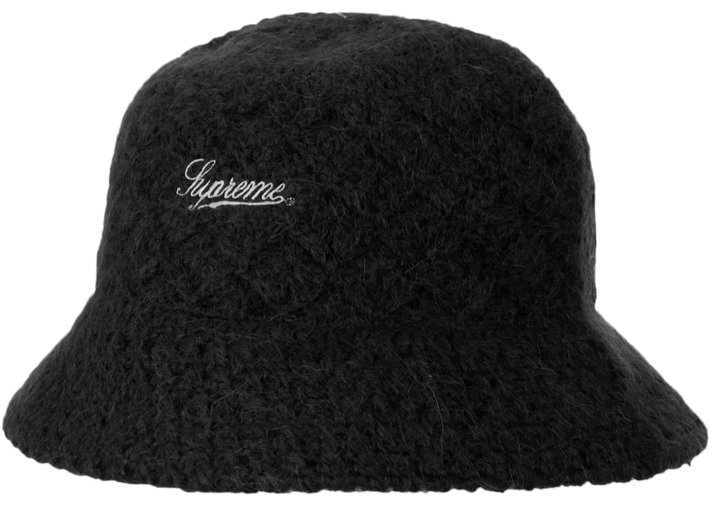 Supreme Mohair Crochet Crusher Black