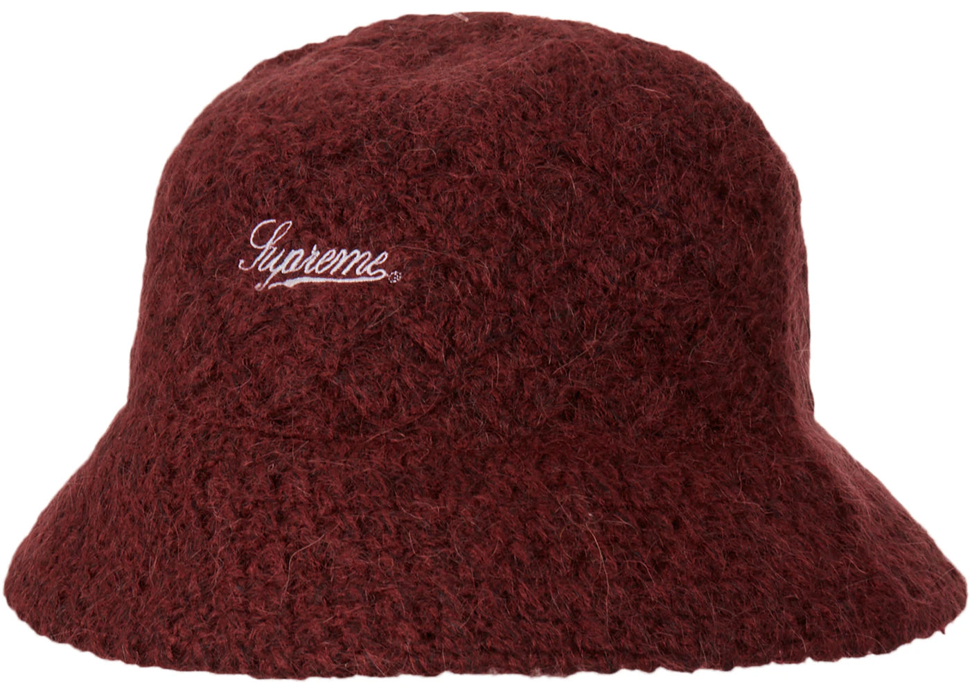 Supreme Mohair Crochet Crusher Dark Red