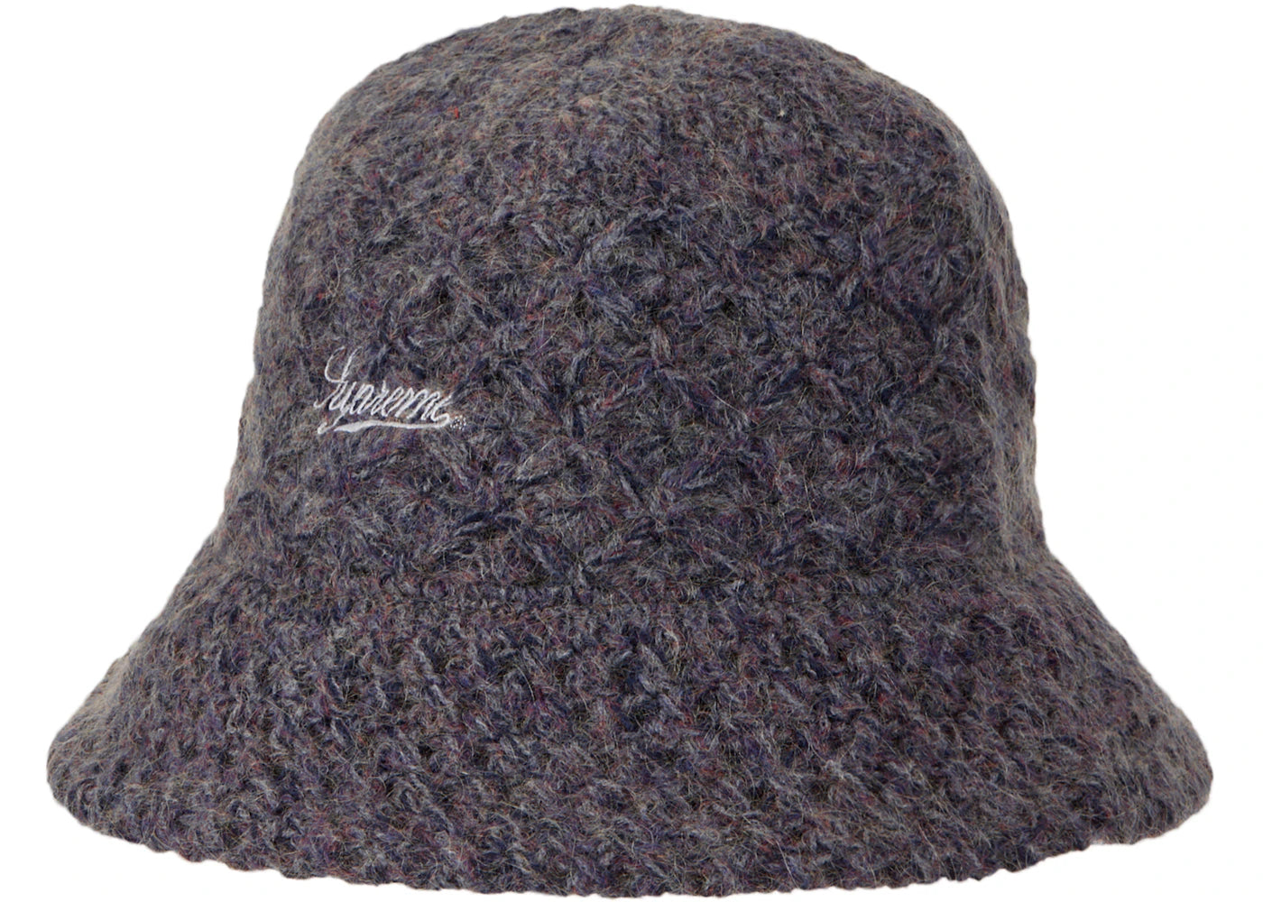 Supreme Mohair Crochet Crusher Navy Melange