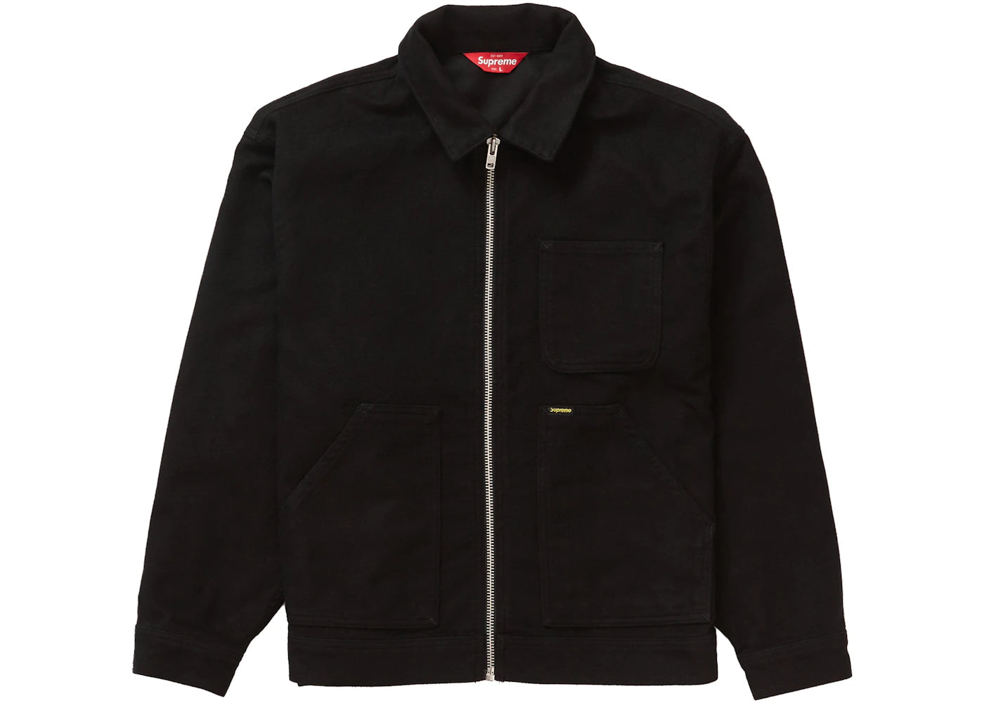 Supreme Moleskin Work Jacket Black