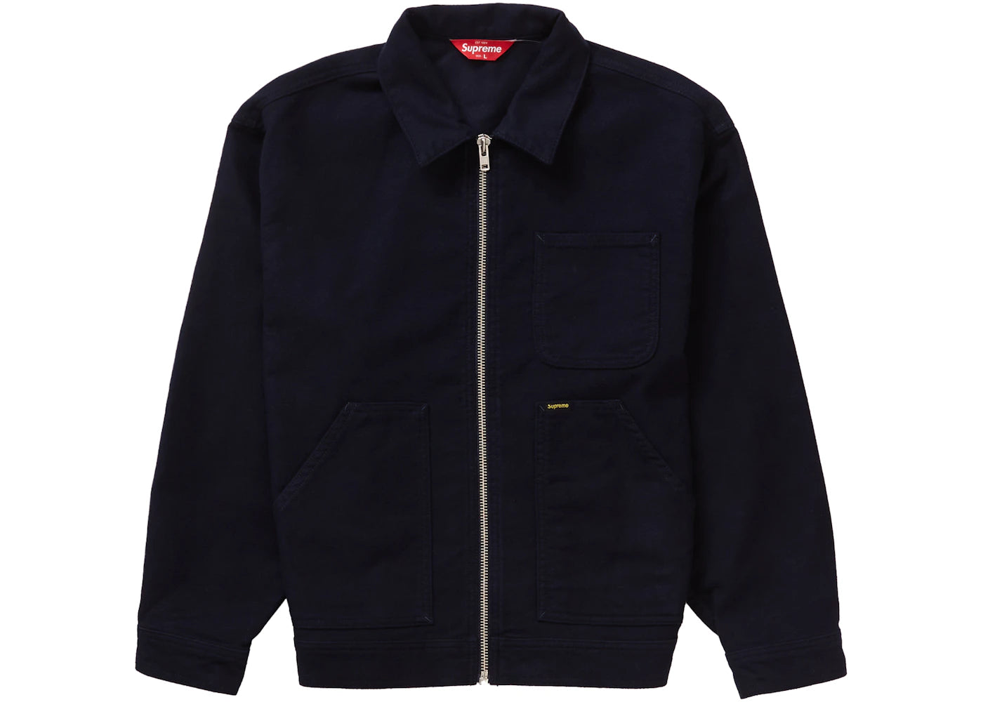 Supreme Moleskin Work Jacket Navy