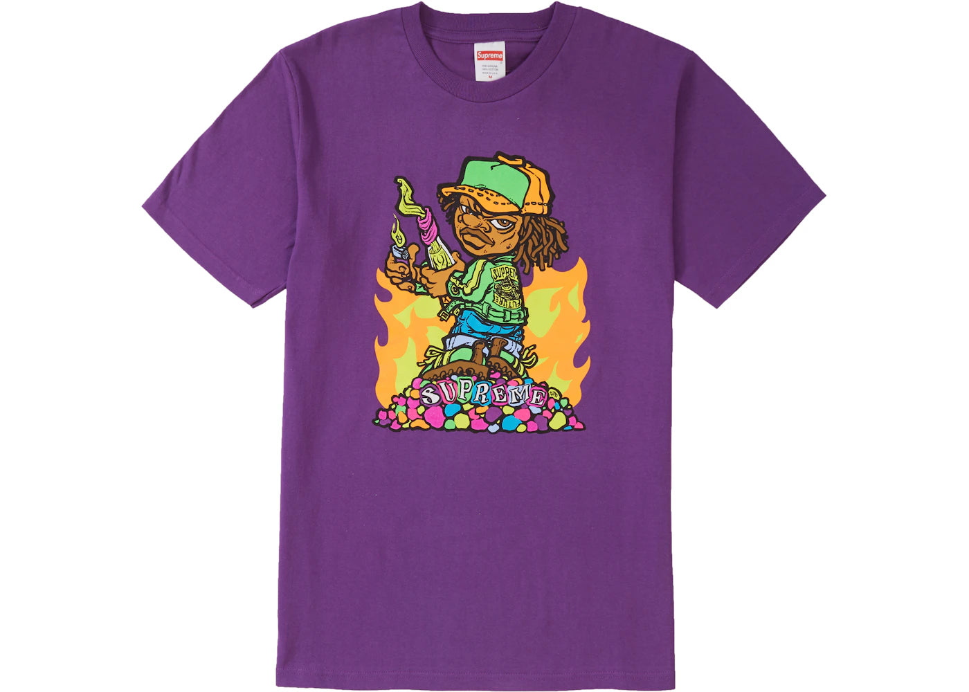 Supreme Molotov Kid Tee Purple
