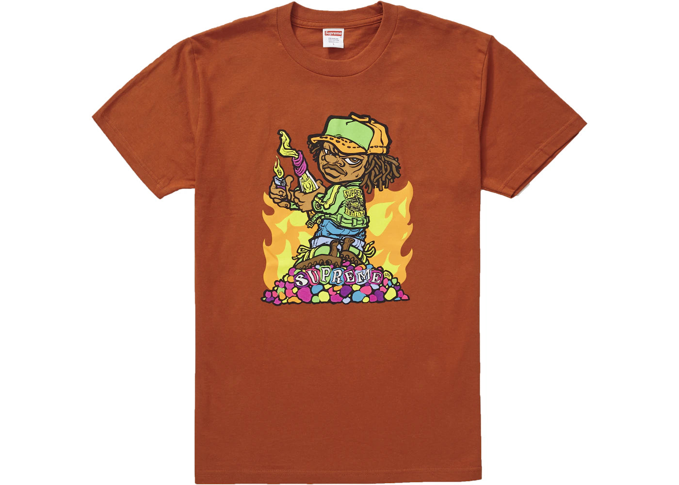Supreme Molotov Kid Tee Rust