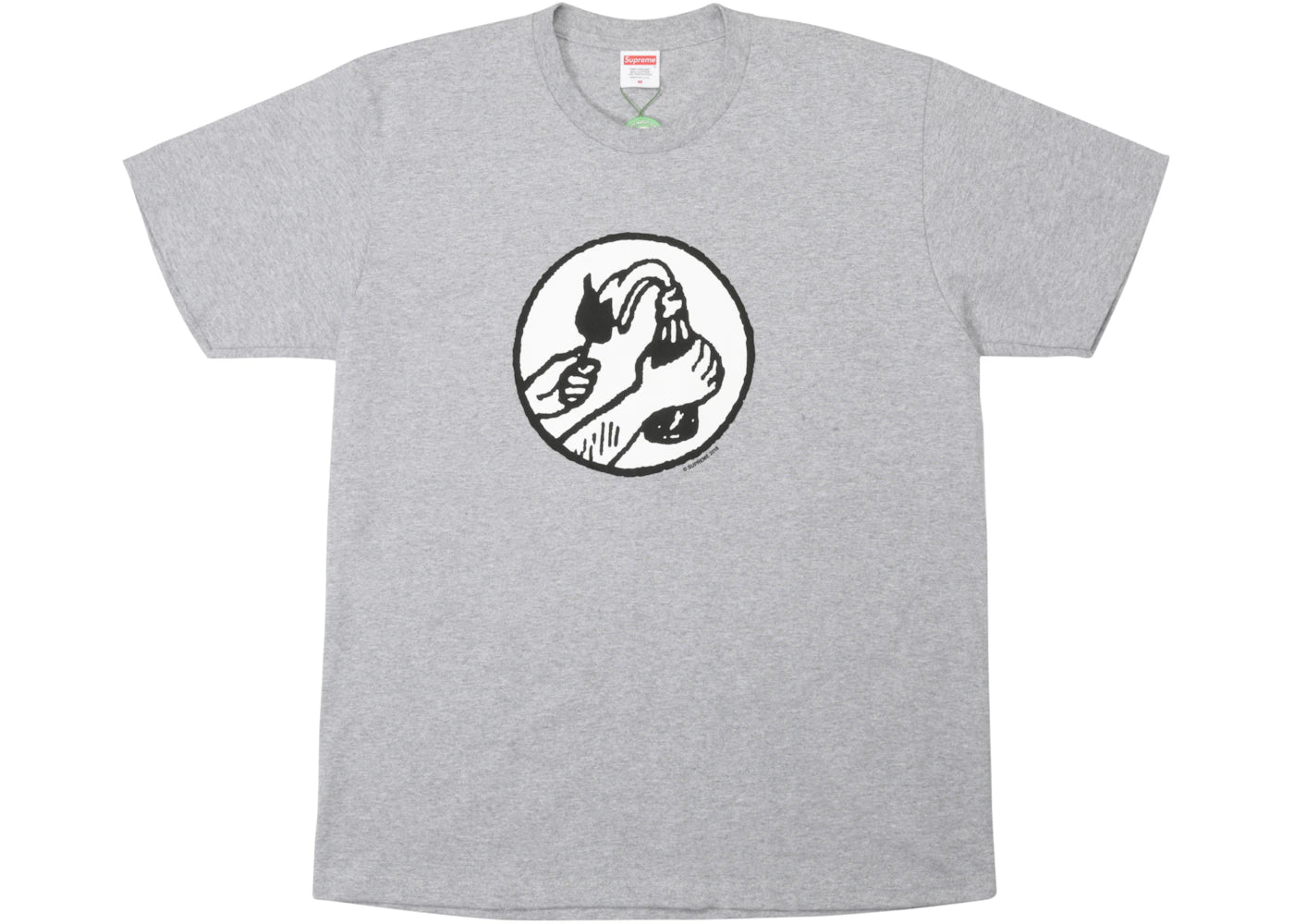 Supreme Molotov Tee Heather Grey