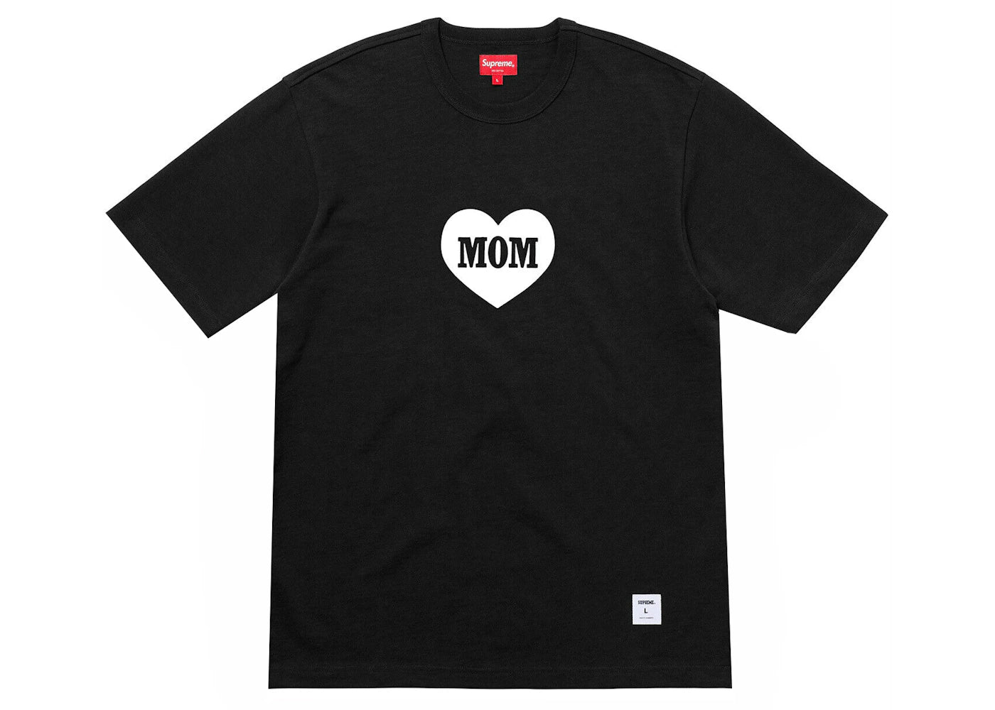 Supreme Mom SS Top Black