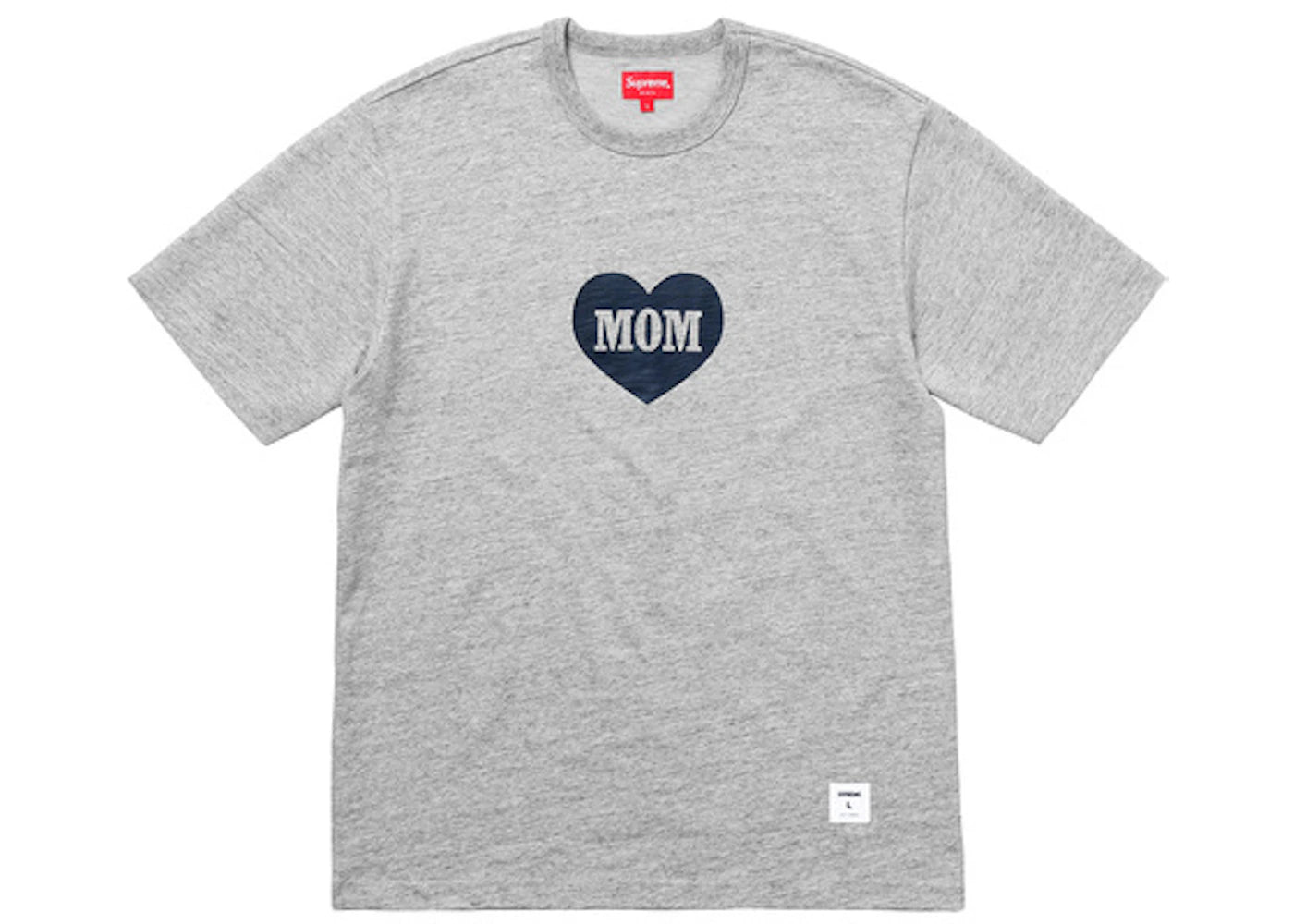 Supreme Mom SS Top Heather Grey