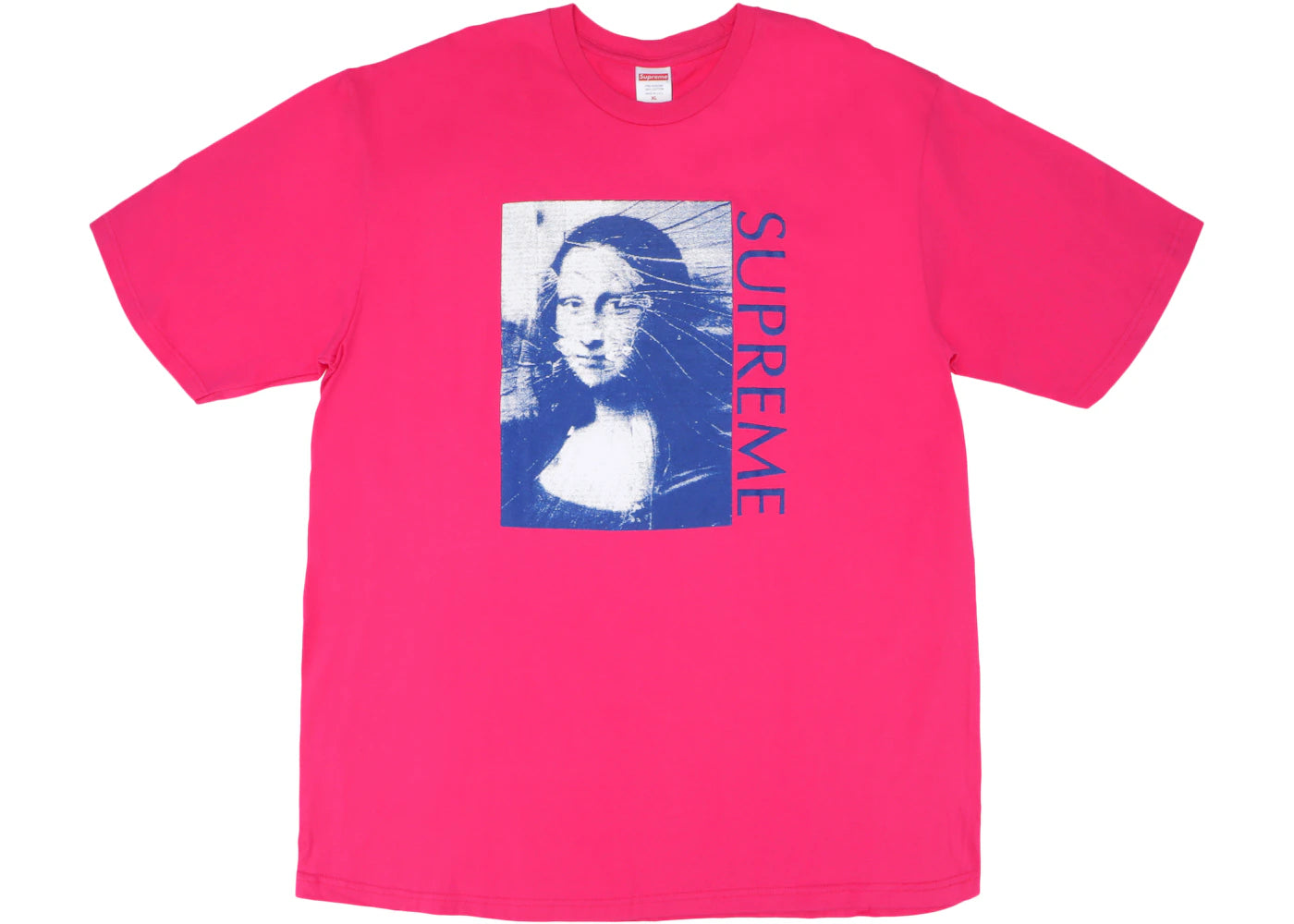 Supreme Mona Lisa Tee Hot Pink