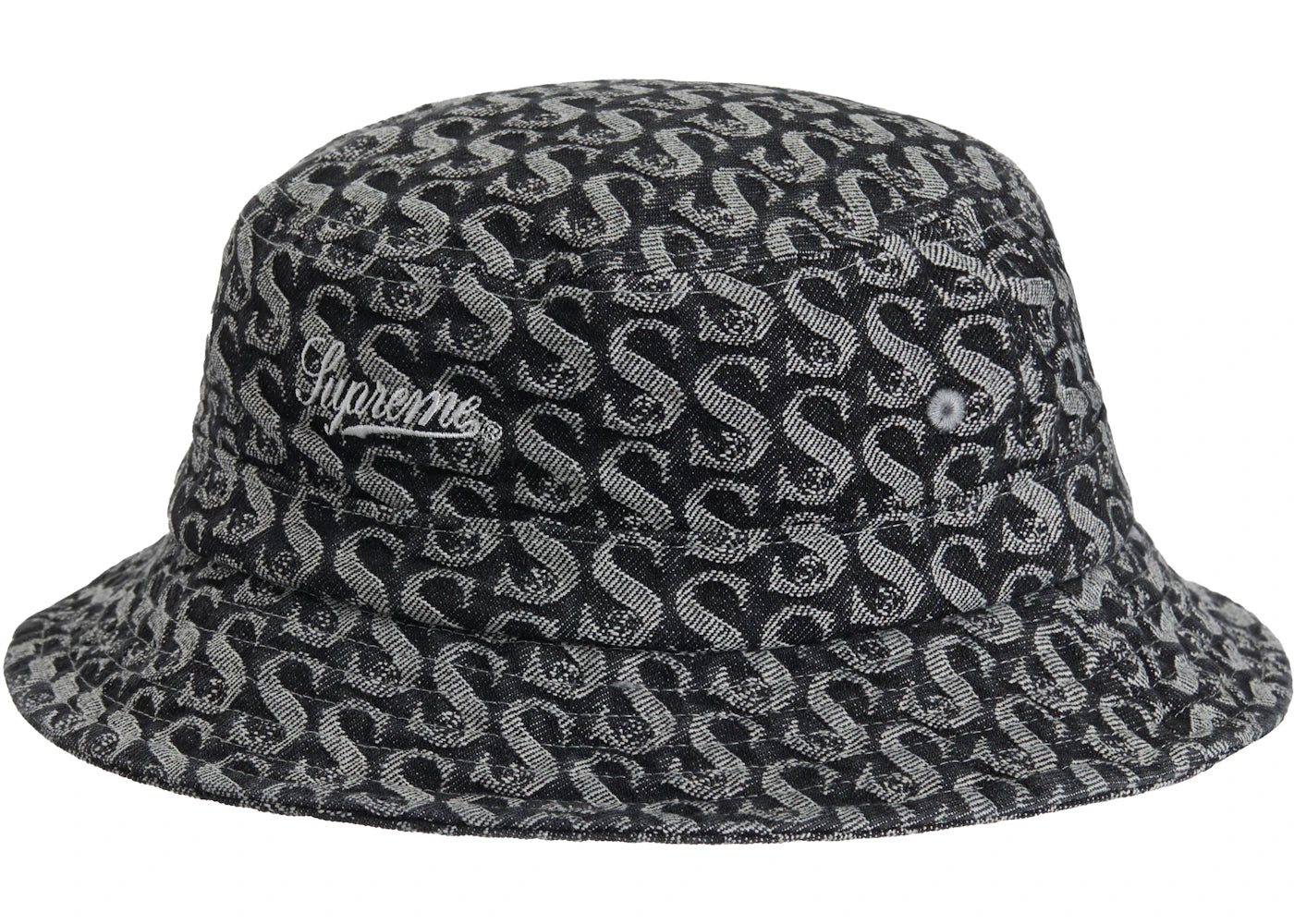 Supreme Monogram Denim Crusher Black