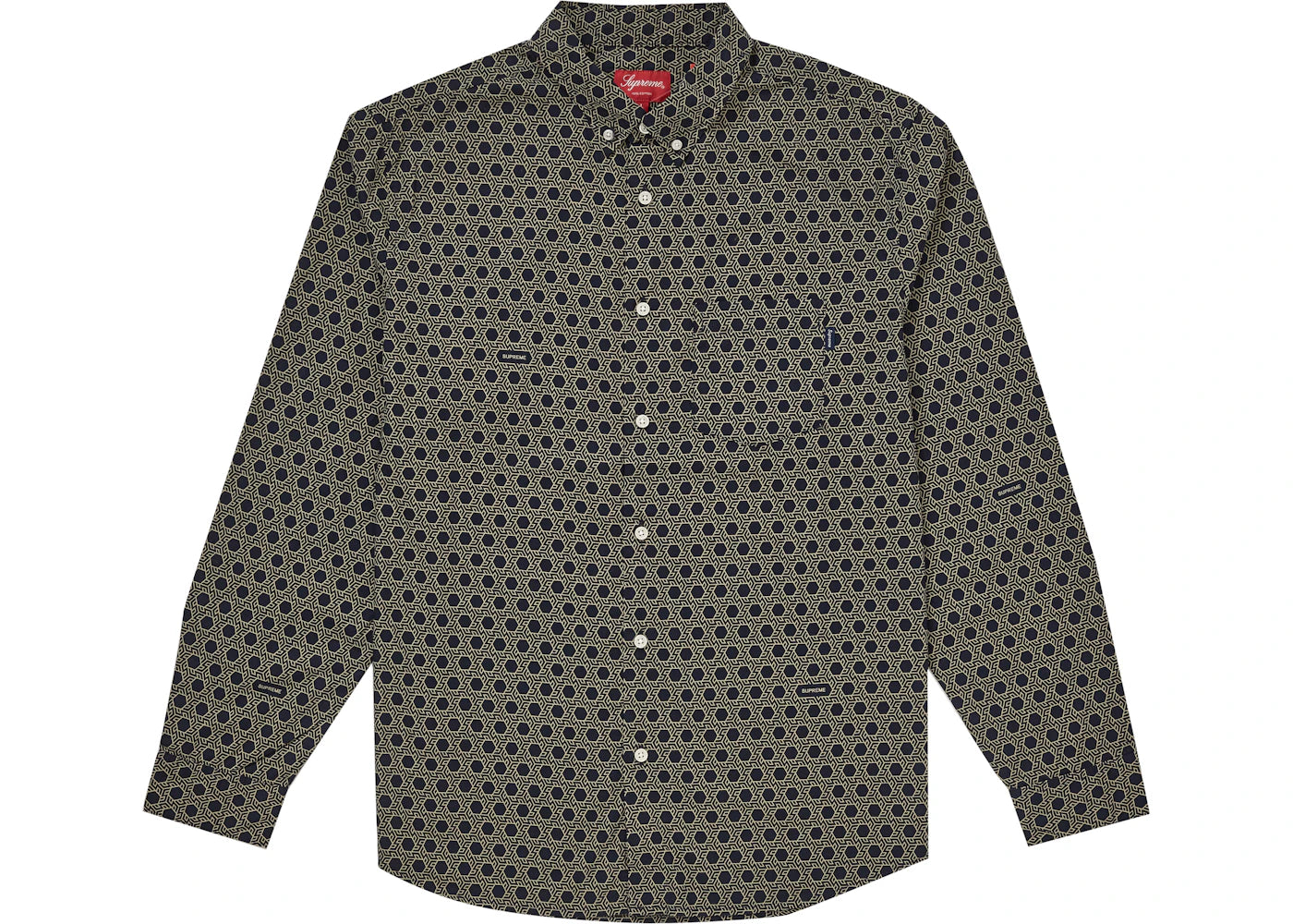 Supreme Monogram Shirt Navy