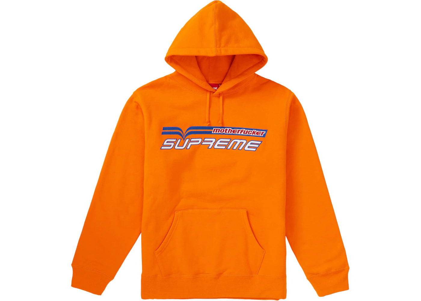 Supreme Motherfucker Hooded Sweatshirt Orange