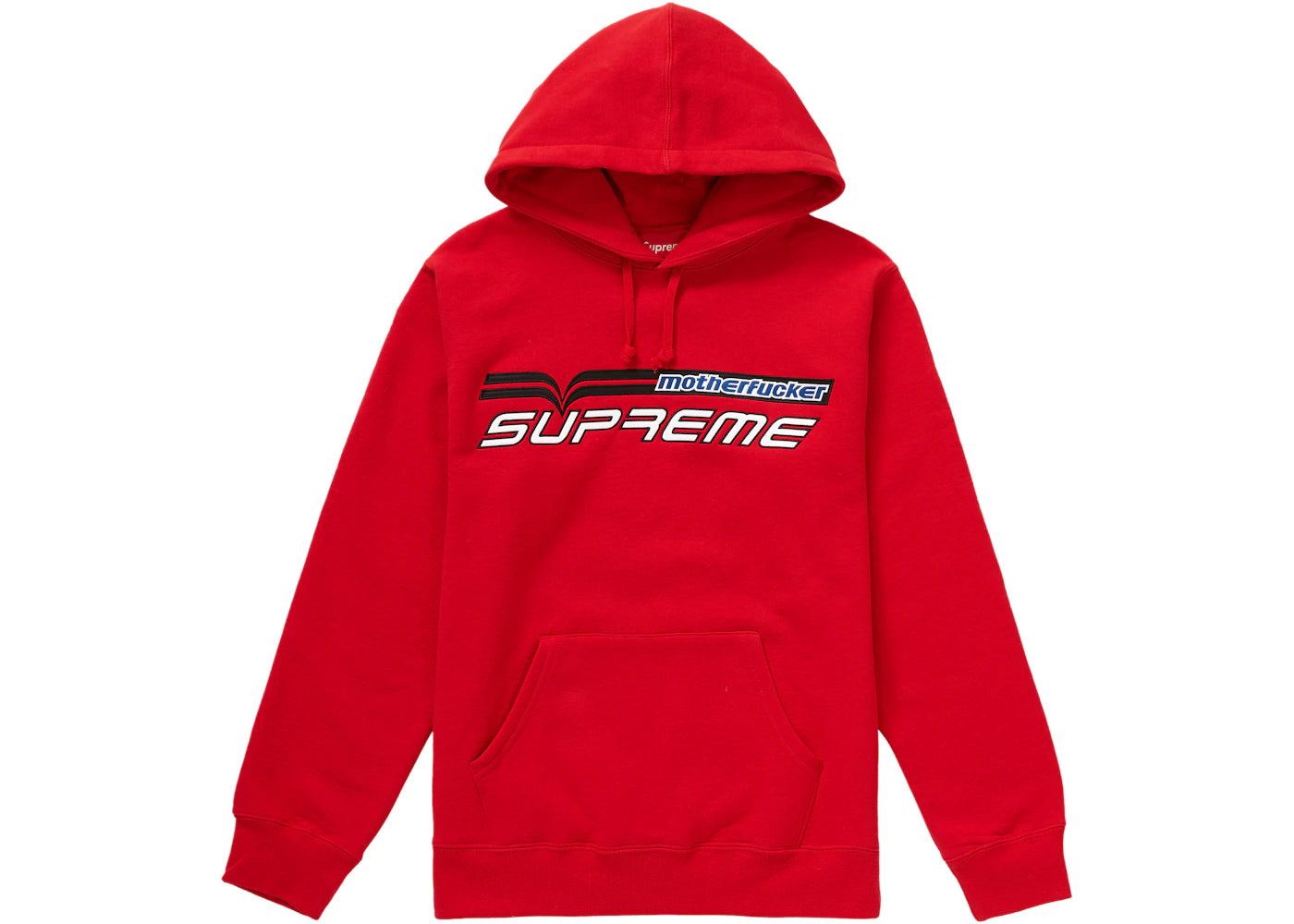 Supreme Motherfucker Hooded Sweatshirt Red