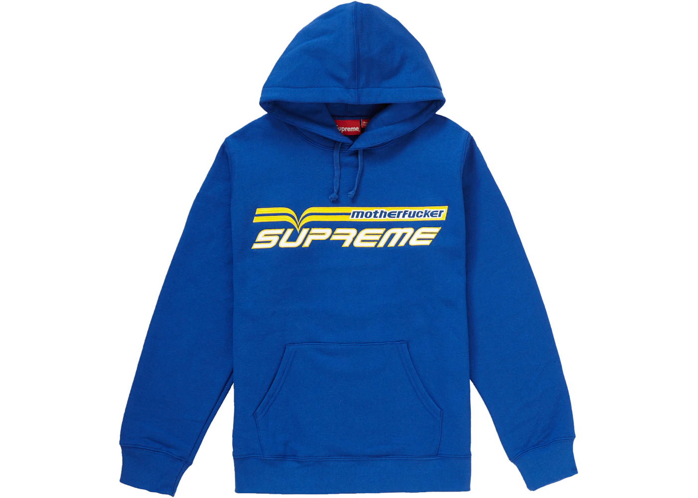 Supreme Motherfucker Hooded Sweatshirt Royal