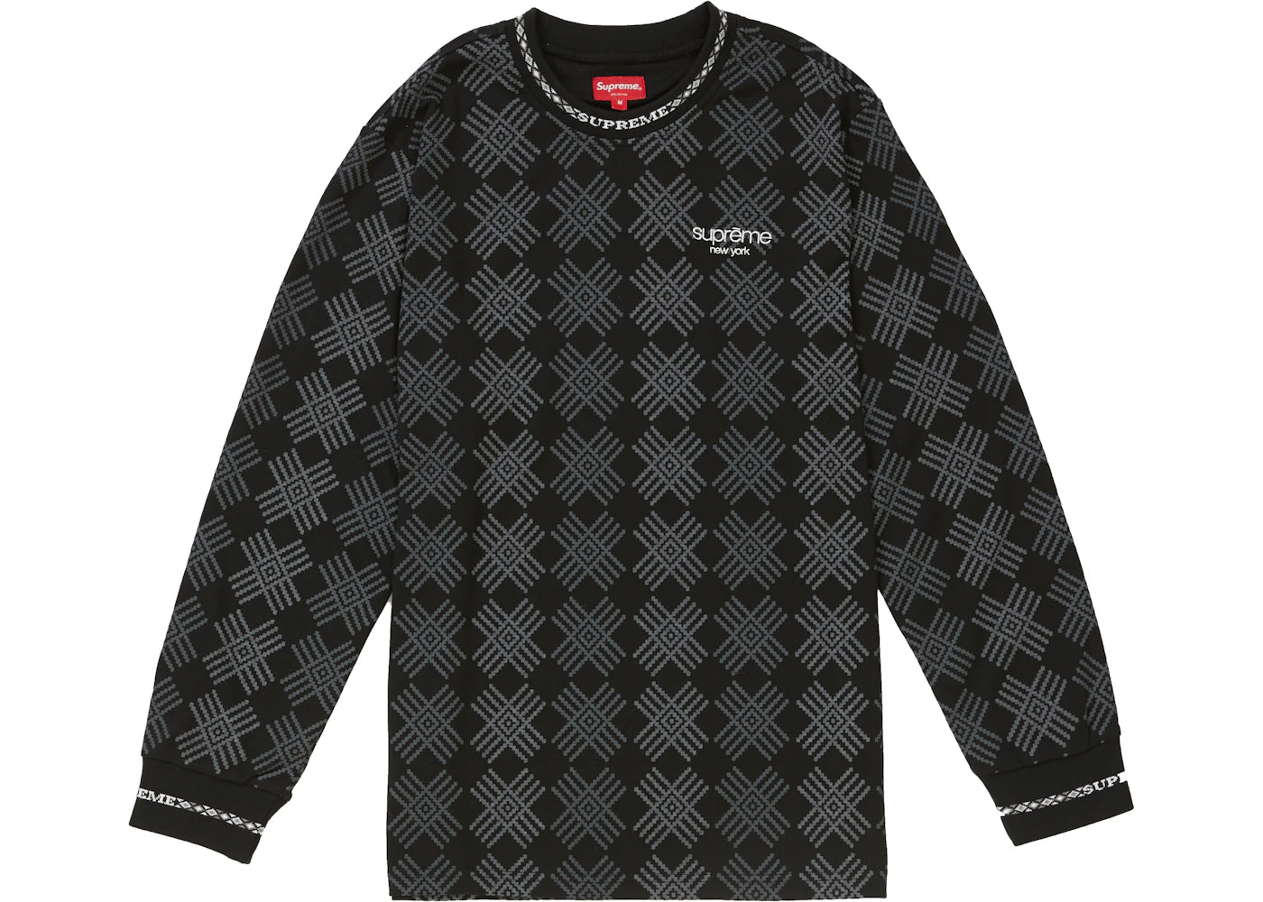 Supreme Motif L/S Top Black