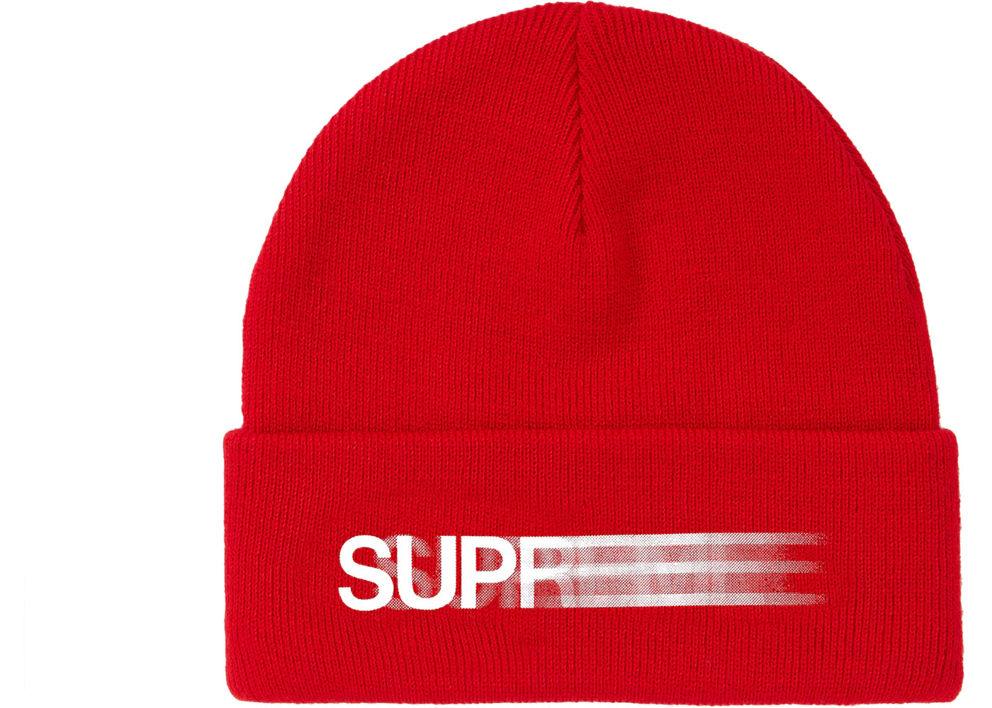 Supreme Motion Logo Beanie Red