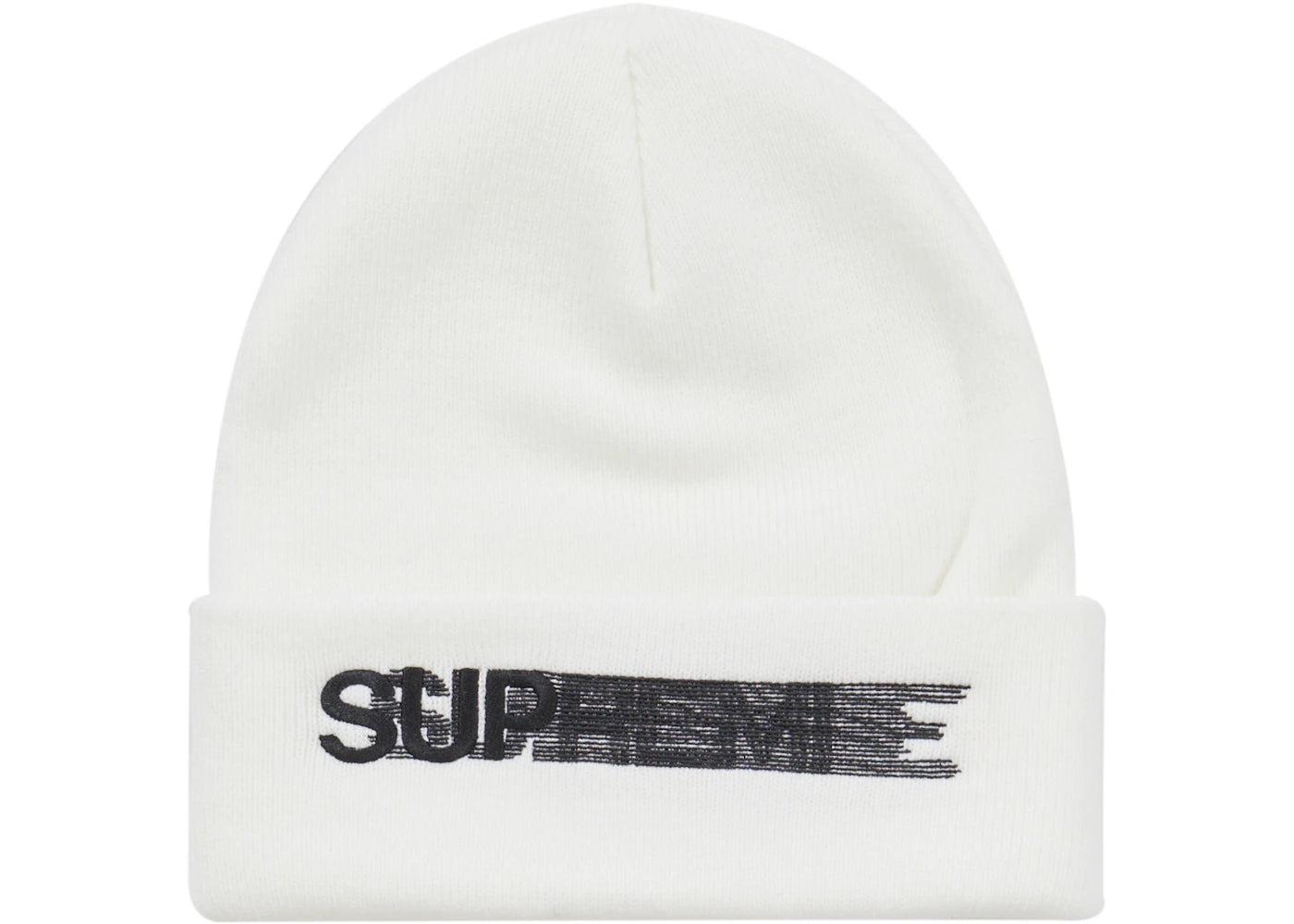 Supreme Motion Logo Beanie (SS23) White