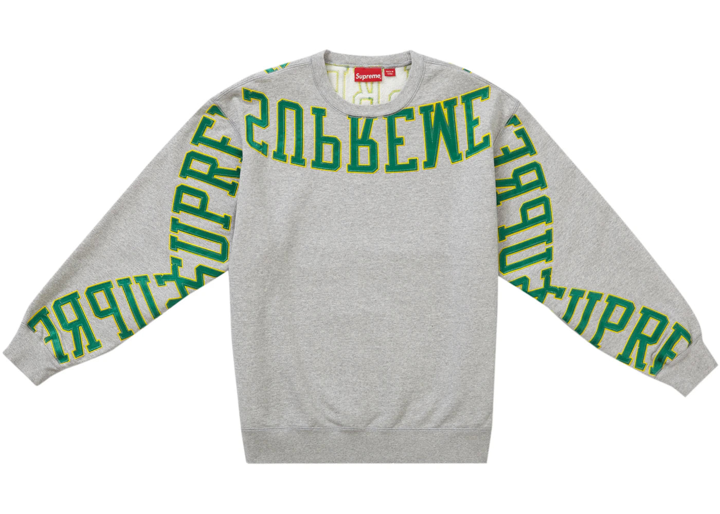 Supreme Multi Arc Crewneck Heather Grey