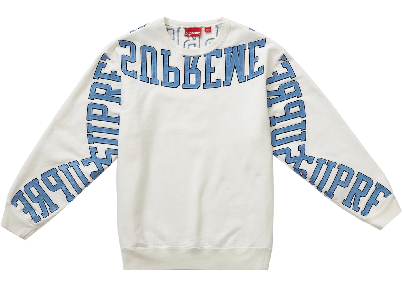 Supreme Multi Arc Crewneck White