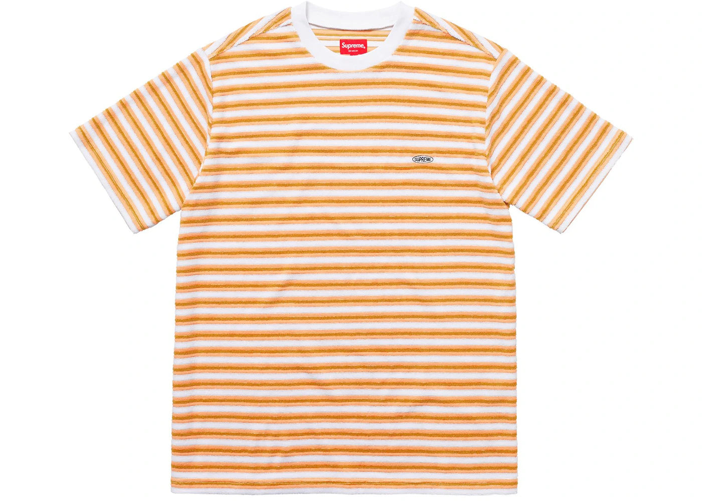 Supreme Multi Stripe Terry Tee White
