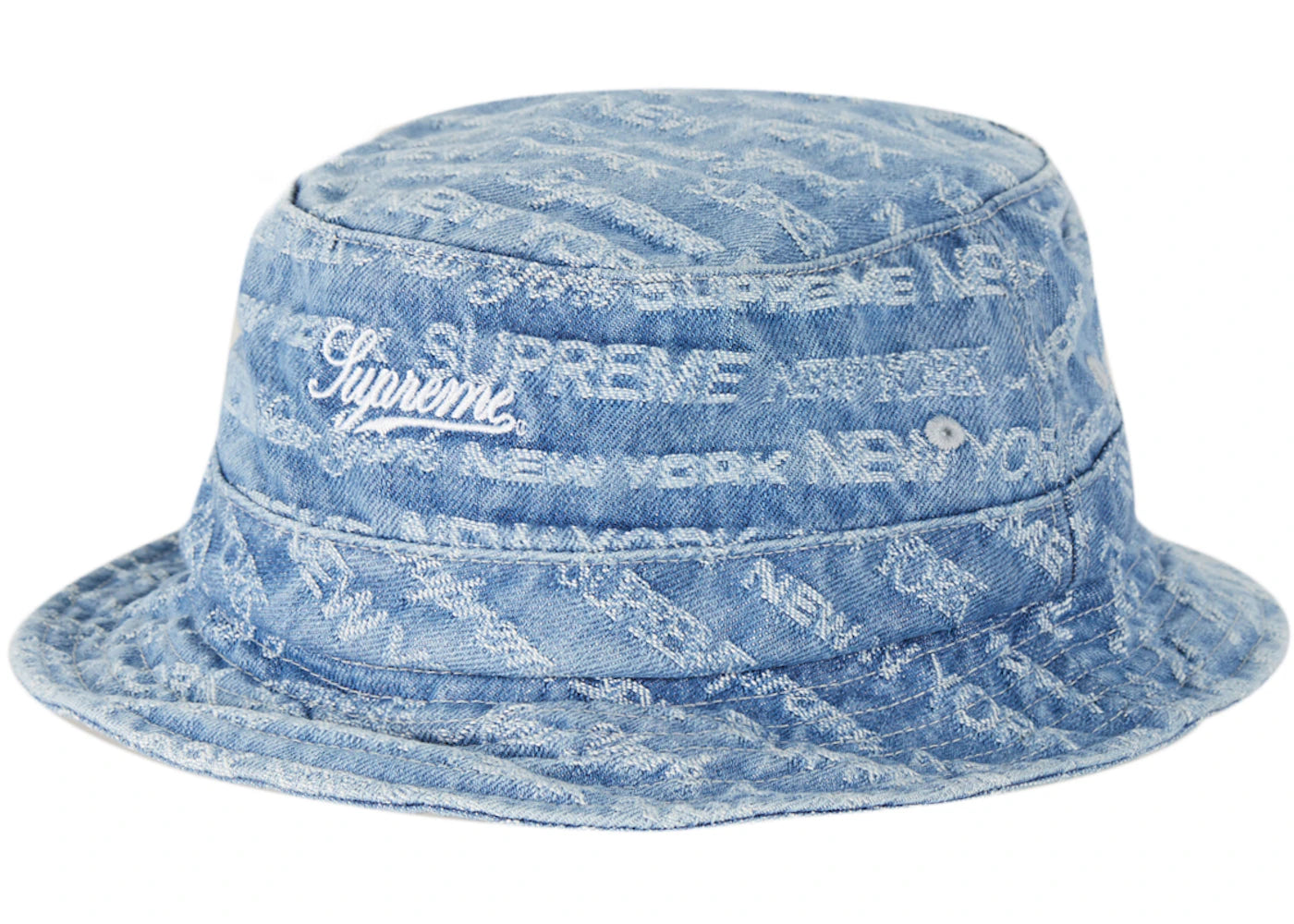 Supreme Multi Type Jacquard Denim Crusher Blue