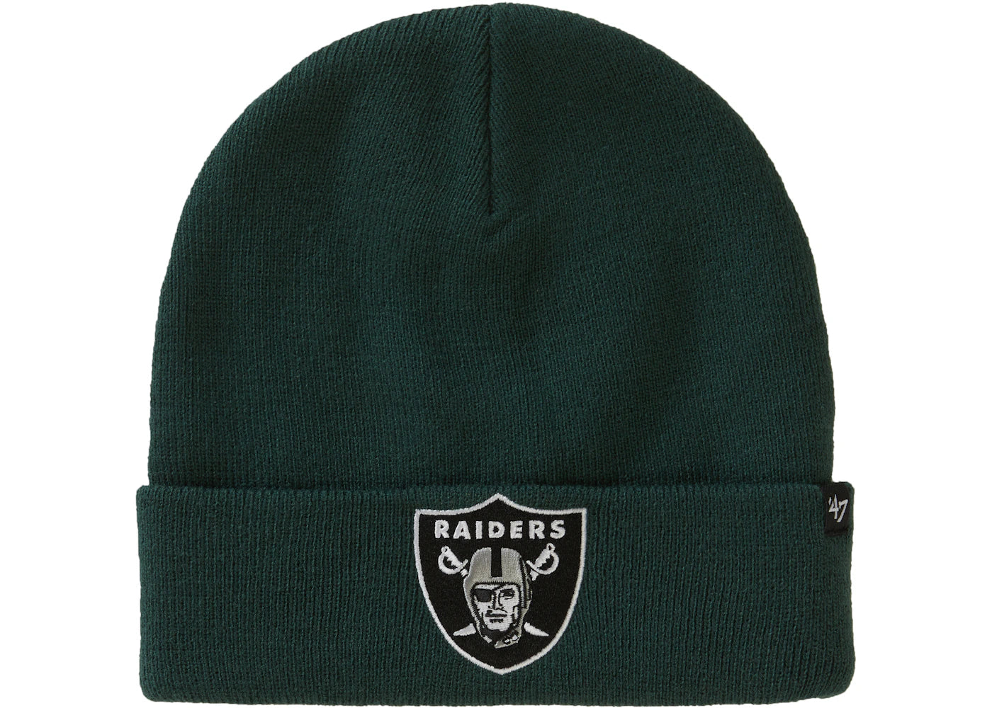 Supreme NFL x Raiders x '47 Beanie Dark Green