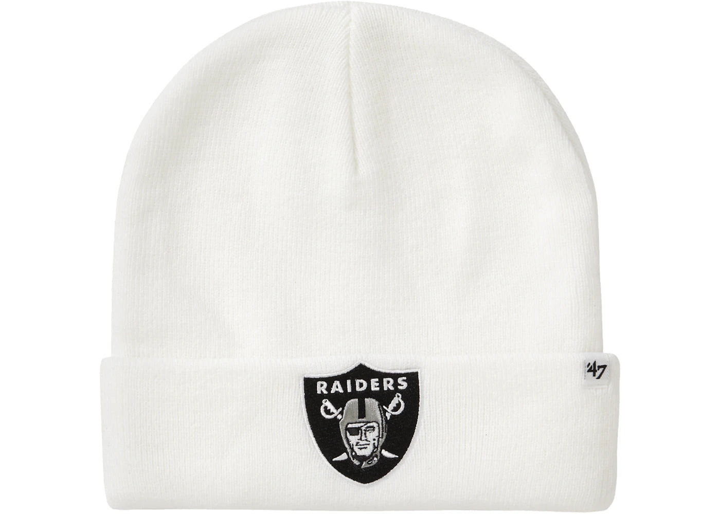 Supreme NFL x Raiders x '47 Beanie White