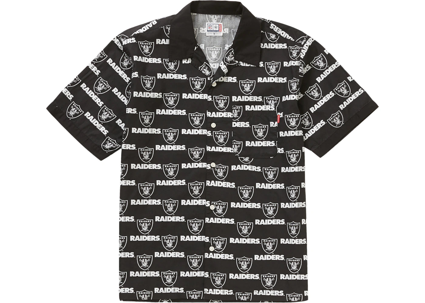 Supreme NFL x Raiders x '47 S/S Shirt Black