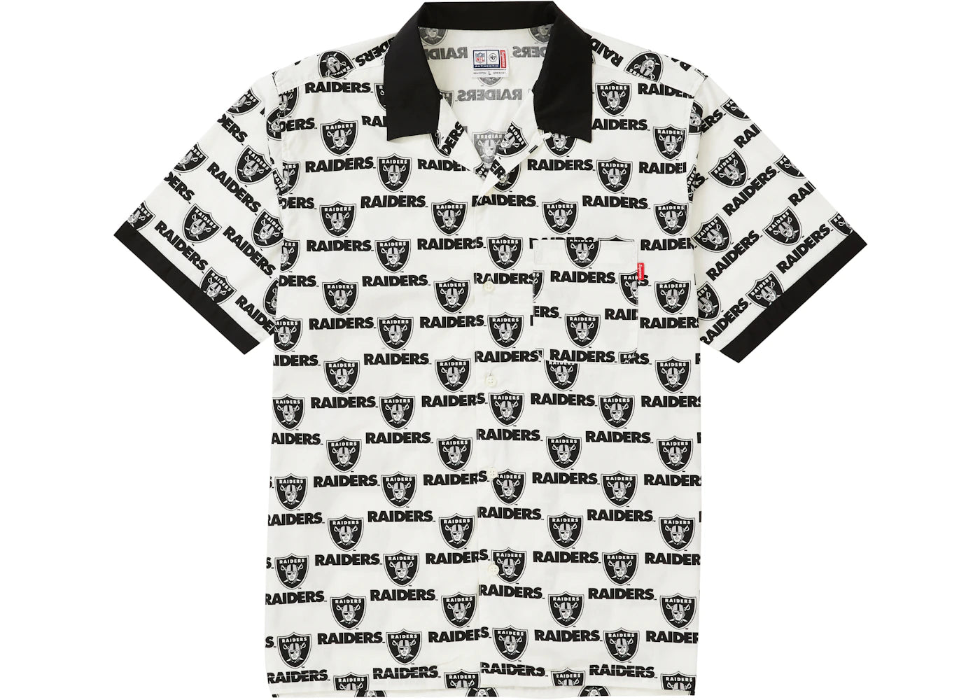 Supreme NFL x Raiders x '47 S/S Shirt White