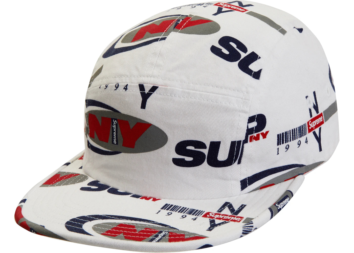 Supreme Supreme NY Camp Cap White