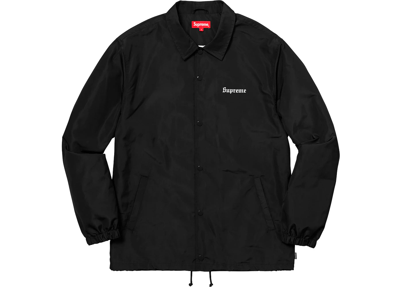 Supreme Nan Goldin Misty and Jimmy Paulette Coaches Jacket Black