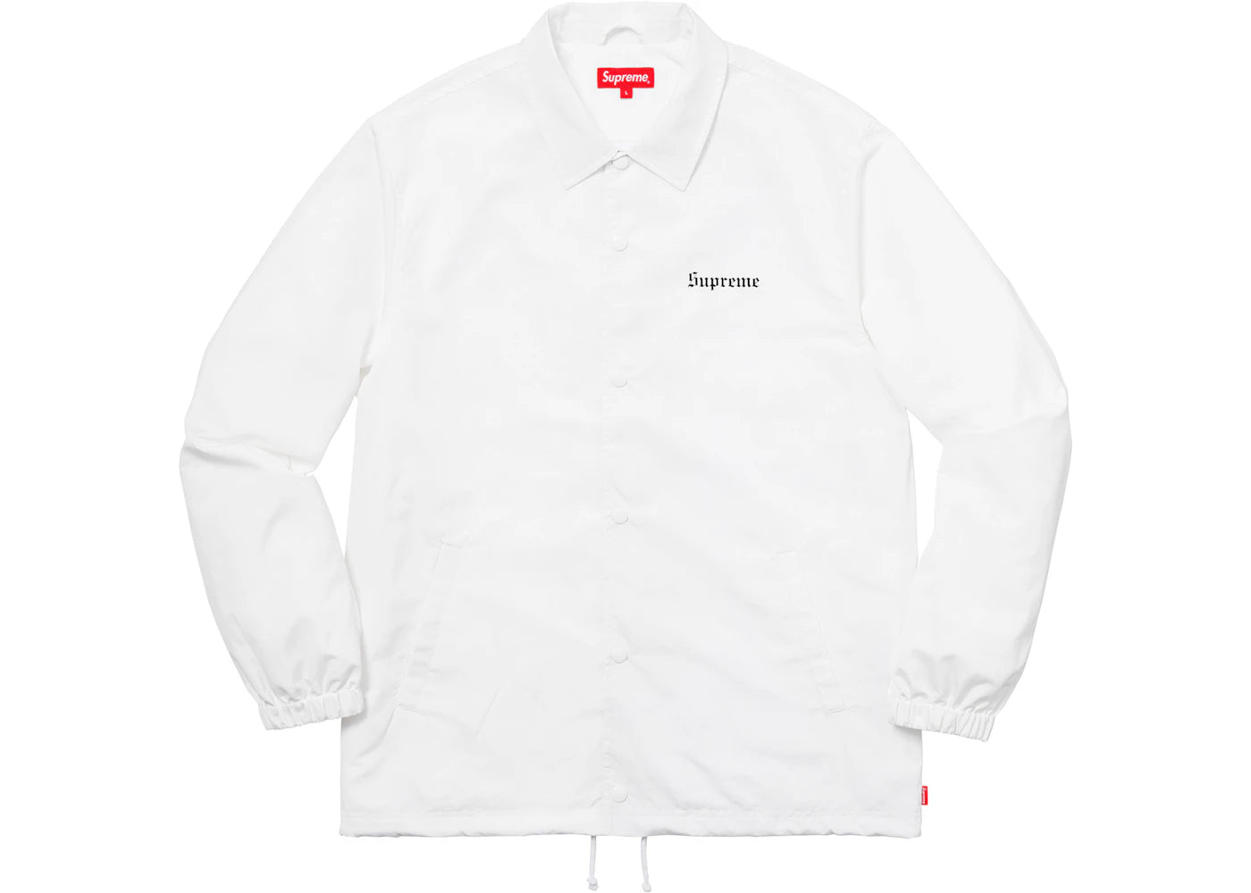 Supreme Nan Goldin Misty and Jimmy Paulette Coaches Jacket White
