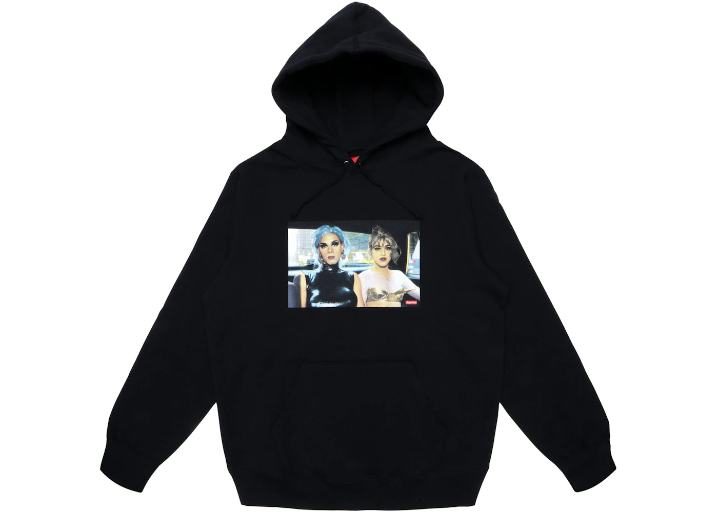 Supreme Nan Goldin Misty and Jimmy Paulette Hooded Sweatshirt Black