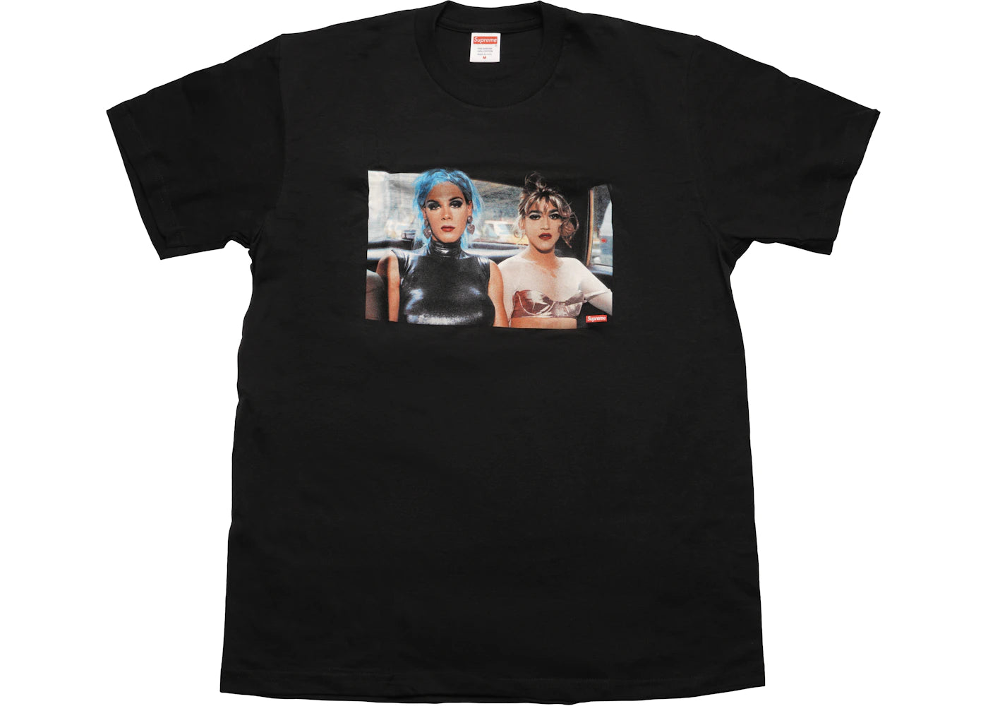 Supreme Nan Goldin Misty and Jimmy Paulette Tee Black
