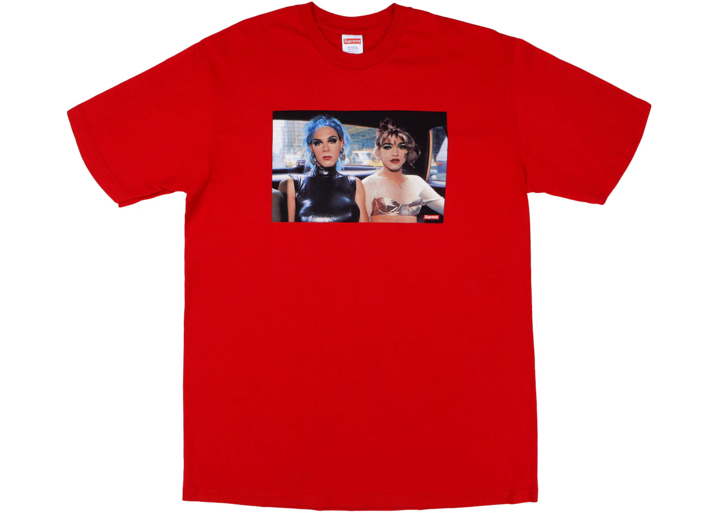 Supreme Nan Goldin Misty and Jimmy Paulette Tee Red