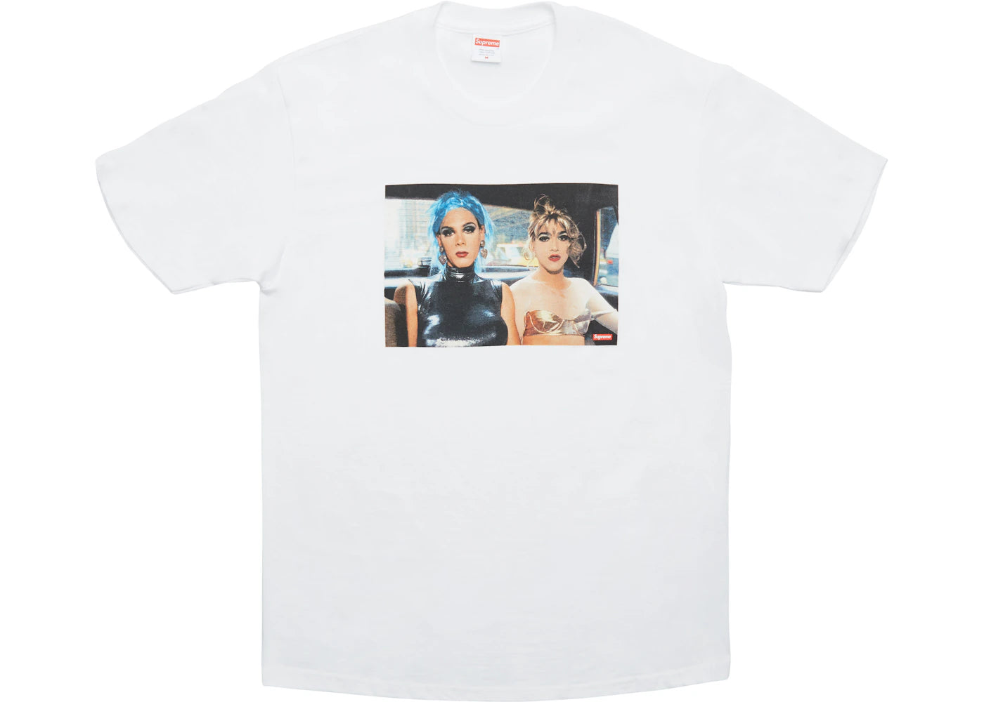 Supreme Nan Goldin Misty and Jimmy Paulette Tee White