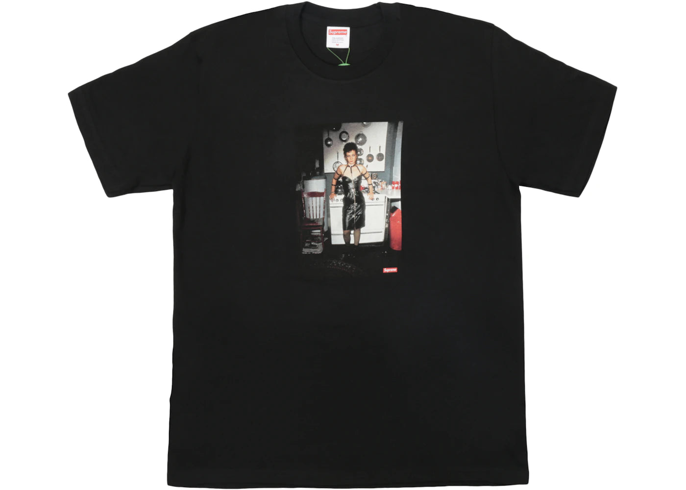 Supreme Nan Goldin Nan as a dominatrix Tee Black