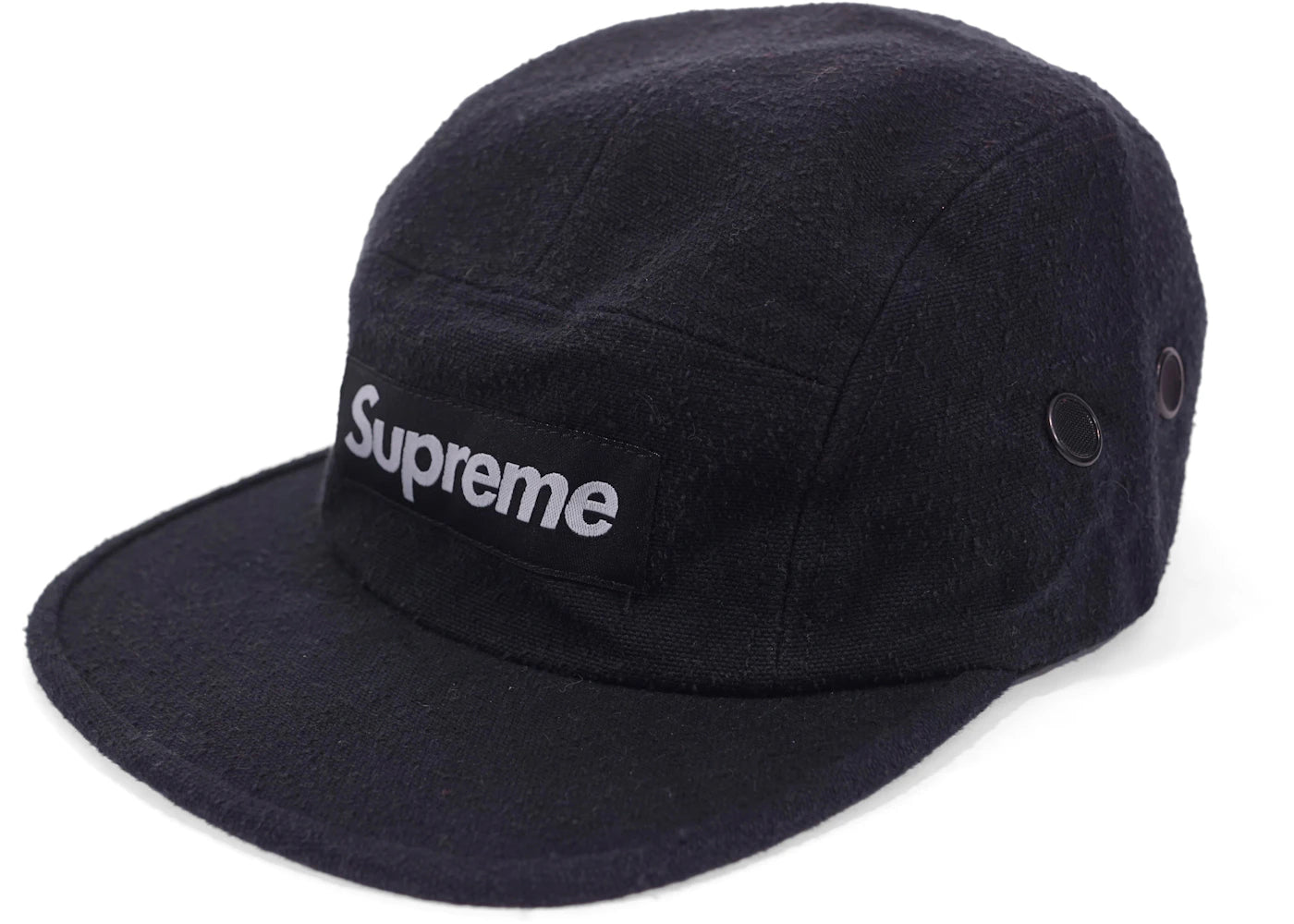 Supreme Napped Canvas Camp Cap Black