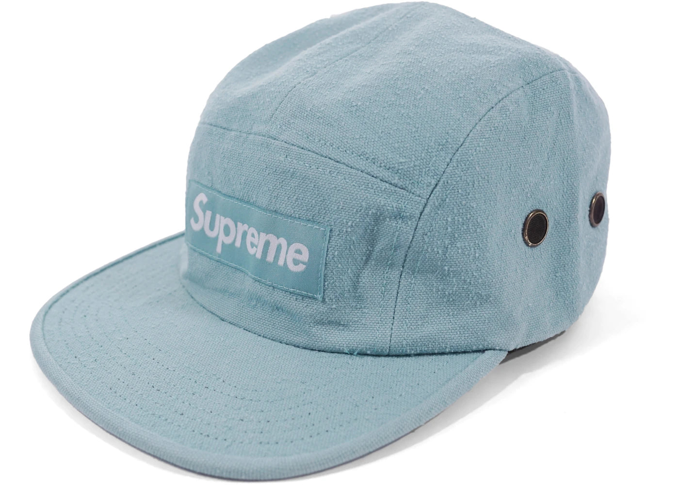 Supreme Napped Canvas Camp Cap Dusty Teal