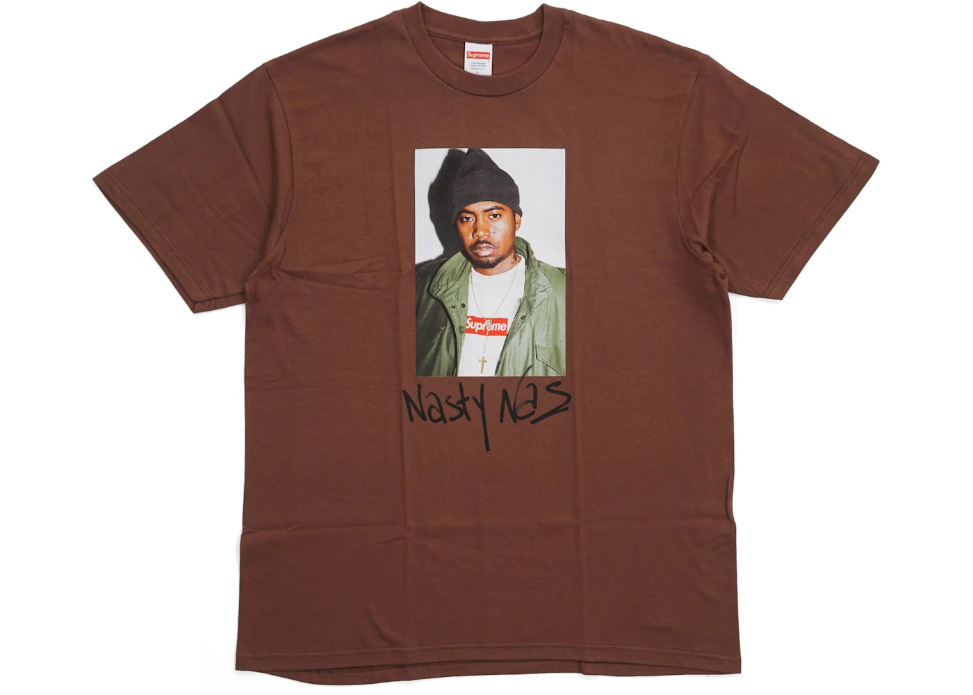 Supreme Nas Tee Brown